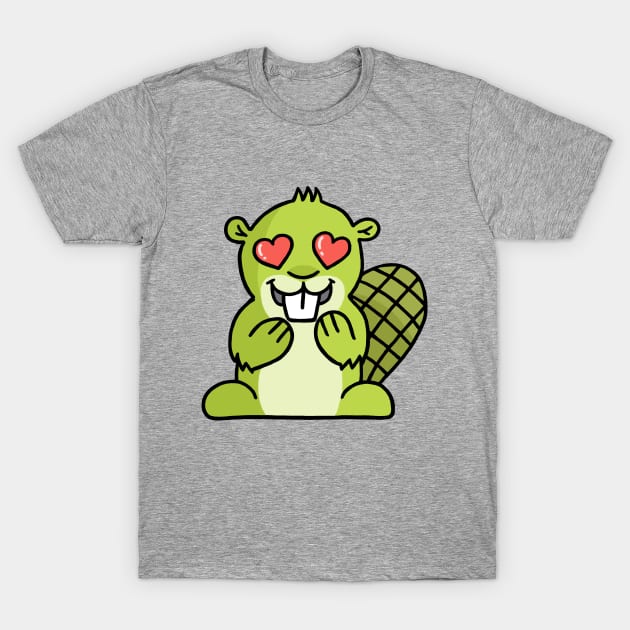 Love Beaver T-Shirt by adsyme